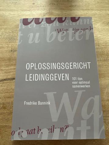 Oplossingsgericht Leidinggeven - Fredrike Bannink beschikbaar voor biedingen