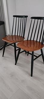 Vintage Spijlenstoelen - Braakman Stijl, Ophalen, Gebruikt, Twee, Bruin