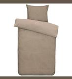 Dekbedovertrek 140x200/220 + 2 slopen, Eenpersoons, Beige, Dekbedovertrek, Nieuw