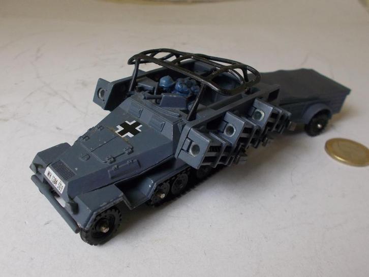 1978 Corgi Toys 907 SEMI-TRACK ROCKET LAUNCHER + TRAILER (B), Hobby en Vrije tijd, Modelauto's | 1:43, Gebruikt, Bus of Vrachtwagen