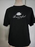SHEIN zwart shirt (M), Kleding | Dames, Maat 38/40 (M), Ophalen of Verzenden, Zo goed als nieuw, Zwart