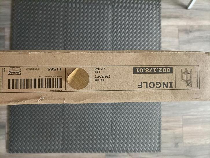 Barkruk Ikea Ingolf (houtkleur), Huis en Inrichting, Barkrukken, Nieuw, 60 tot 90 cm, Hout, 1 kruk, Ophalen
