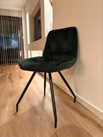 Eetkamerstoel velvet groen nieuw uit voorraad, Overige kleuren, Nieuw, Ophalen of Verzenden, Metaal