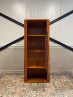 Silkeborg Wandkast Teak uit Denemarken, Ophalen, Met deur(en), Glas, 50 tot 100 cm