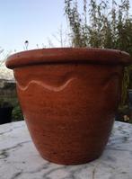Oud Hollandse terracotta bloempot 25cm vorst weerbestendig, Tuin en Terras, 25 tot 40 cm, Rond, Zo goed als nieuw, Minder dan 40 cm