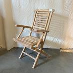 Tuinstoel - armleuningen - Teakhout - opklapbaar - TTM Wonen, Tuin en Terras, Tuinstoelen, Www.ttmwonen.nl, Teakhout, Nieuw, Ophalen of Verzenden