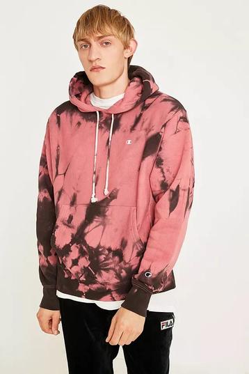 Champion x Urban Outfitters Tie Dye Hoodie maat M 