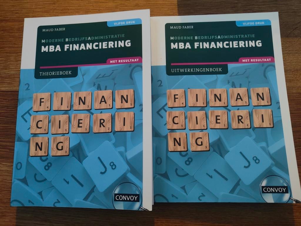 MBA Financiering - Moderne Bedrijfsadministratie, Boeken, Nieuw, Maud Faber, Beta, HBO
