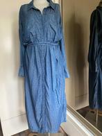 jeansjurk XL blauw/stippeltje, Maat 46/48 (XL) of groter, Zo goed als nieuw, Onder de knie, Verzenden