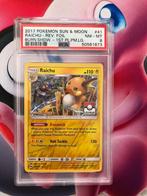 Pokemon Raichu 1st Place Burning Shadows Foil Promo PSA 9, Ophalen of Verzenden, Nieuw, Losse kaart, Foil