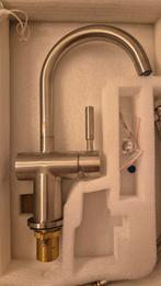 Radius Wastafelkraan RVS - Opbouw Mengkraan, Ophalen of Verzenden, Nieuw, Rvs, Wastafel