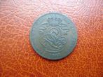 222) 2 Centimes Fr. 1864 KM#35.1 Munt Belgie + MEER Belgie, Postzegels en Munten, Munten | België, Ophalen of Verzenden, Brons