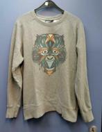 Aduh trui licht grijs model Monyet Sweater katoen M-L 37124, Maat 52/54 (L), ., Aduh, Ophalen of Verzenden
