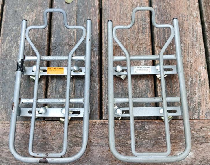 Steco - Opzet bagagedrager 2x, Fietsen en Brommers, Fietsaccessoires | Fietsstoeltjes, Gebruikt, Achterzitje, 15 t/m 36 kg, Ophalen of Verzenden