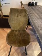 De Bommel eetkamer stoelen mos groen, Ophalen, Overige kleuren, Zo goed als nieuw, Stof