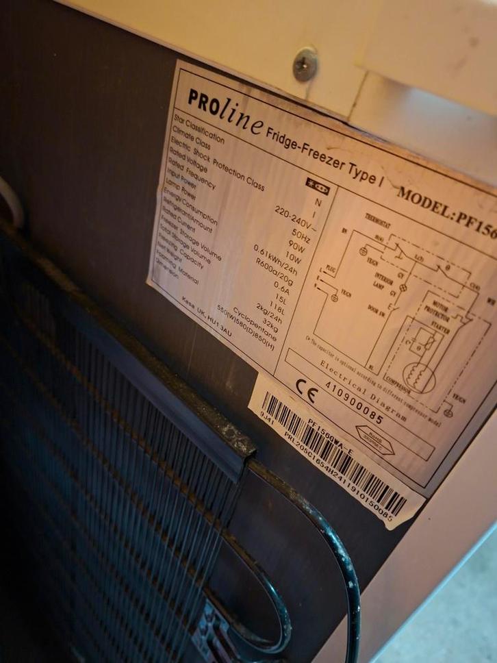 GRATIS Gebruikte Koelkast - Ideaal als Tweede Koelkast!, Witgoed en Apparatuur, Koelkasten en IJskasten, Gebruikt, Met vriesvak