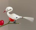 Antieke ooievaar op clip met glasvezel staart, Ophalen