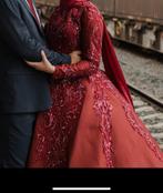 Bordeauxjurk 42, Overige typen, Maat 42/44 (L), Ophalen of Verzenden, Zo goed als nieuw