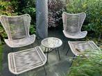 Balkonset tuinmeubels, Tuin en Terras, Ophalen, Gebruikt, Wicker