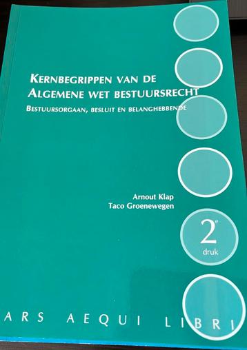 Kernbegrippen van de Algemene wet bestuursrecht beschikbaar voor biedingen