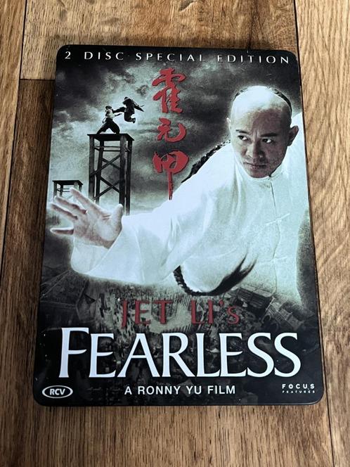 DVD | Fearless | 2 Disc Special Edition | Metal Case, Cd's en Dvd's, Dvd's | Actie, Gebruikt, Actie, Vanaf 16 jaar, Verzenden