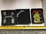3 verschillende vintage patches van Metallica  per stuk, 3 verschillende vintage patches van Metallica  per stuk 8 euro  nieuw