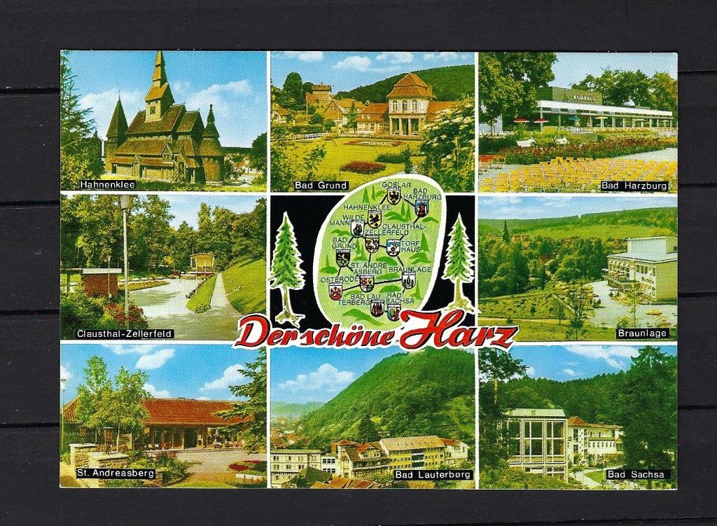 170, Duitsland, Der Schone Harz, Ophalen of Verzenden, Ongelopen, Duitsland