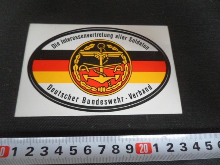 sticker leger duitsland deutscher bundeswehr - verband, Verzamelen, Stickers, Zo goed als nieuw, Ophalen