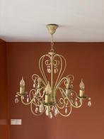 Mooie creme kleurige kroonluchter incl lichtbron (5), Huis en Inrichting, Lampen | Kroonluchters, Ophalen, Zo goed als nieuw