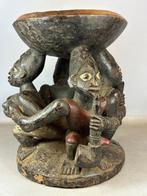 251239 Oud Afrikaans Yoruba Shango krukje  Nigeria., Ophalen of Verzenden