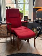 Relaxfauteuil elektrisch met voetenbankje, Huis en Inrichting, Fauteuils, Ophalen of Verzenden, Minder dan 75 cm, 50 tot 75 cm