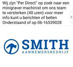 Aannemersbedrijf smith, Tickets en Kaartjes, Eén persoon, Overige soorten, Overige typen