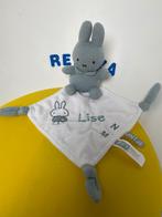 3398 Tiamo knuffellap lap nijntje met naam Lise, Ophalen of Verzenden, Zo goed als nieuw, Overige typen