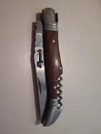 Laguiole zakmes hout kurkentrekker, Ophalen of Verzenden, Zo goed als nieuw