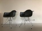 Vitra Eames kuipstoelen zwart dar chroom, Huis en Inrichting, Stoelen, Twee, Ophalen of Verzenden, X, X