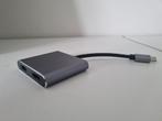 Hub 2x hdmi naar usb-c, Ophalen of Verzenden, Zo goed als nieuw