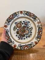 Vintage wandbord van flora keramiek/delfts polychroom, Antiek en Kunst, Antiek | Wandborden en Tegels, Ophalen of Verzenden