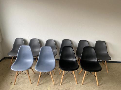 10 leuke moderne stoelen, Huis en Inrichting, Stoelen, Zo goed als nieuw, Vijf, Zes of meer stoelen, Zwart, Ophalen