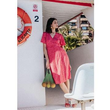 Loulou Sorbet Rose Jurk - maat 42 beschikbaar voor biedingen