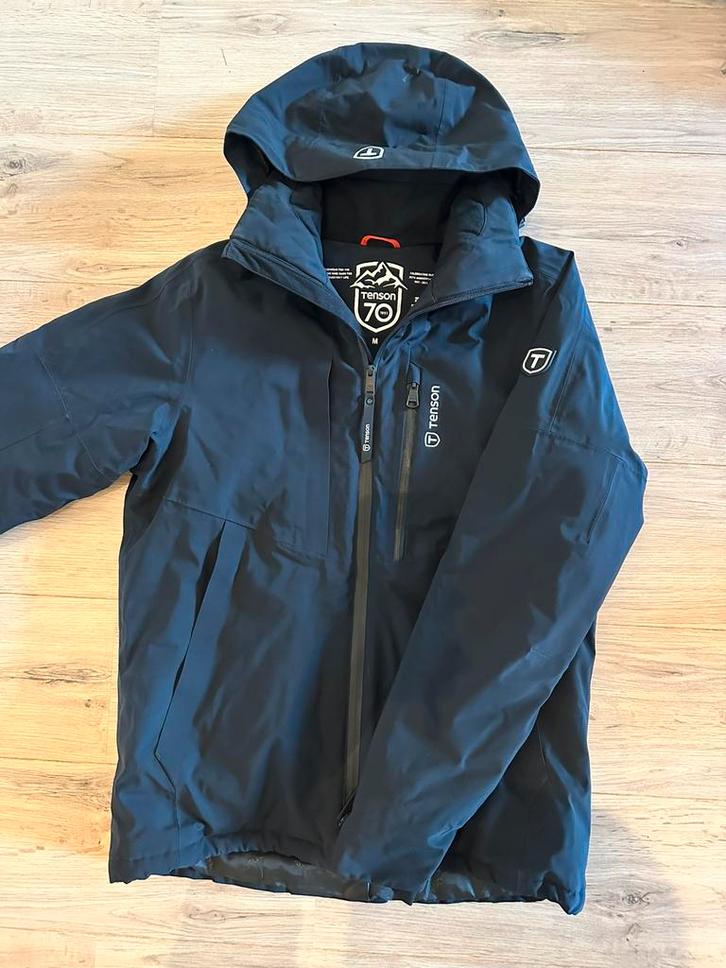 Tenson ski jas, Kleding | Heren, Jassen | Winter, Zo goed als nieuw, Zwart, Ophalen of Verzenden