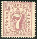 Duitse Staaten - Hamburg 19 ongestempeld, Postzegels en Munten, Postzegels | Europa | Duitsland, Overige periodes, Verzenden