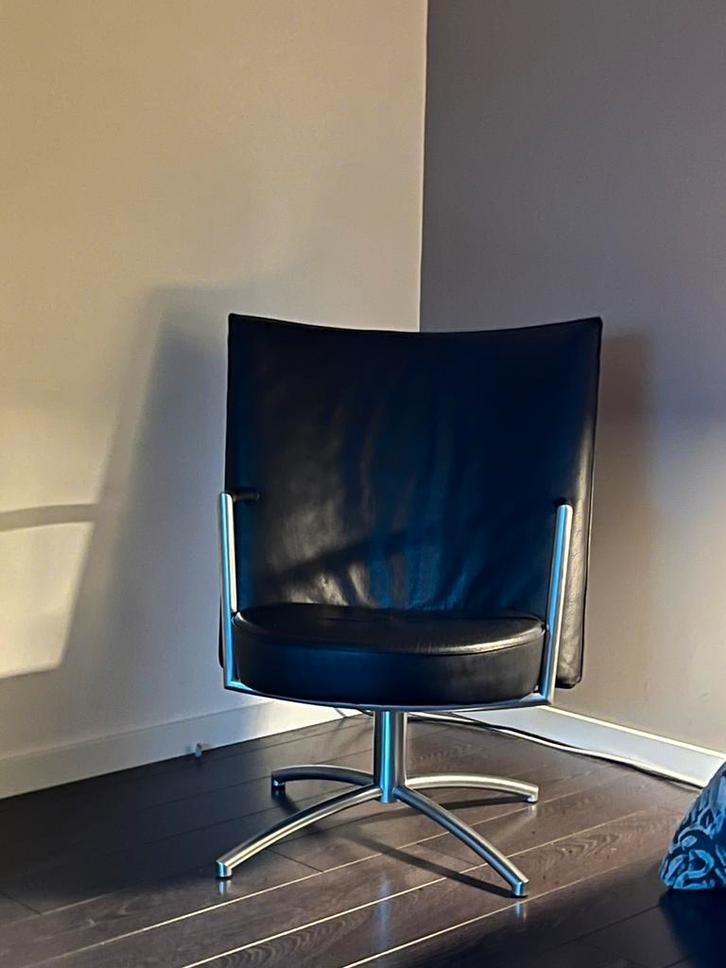 EJ70 Partner Chair by Joannes Foersom, Huis en Inrichting, Fauteuils, Zo goed als nieuw, Leer, 75 tot 100 cm, Ophalen of Verzenden