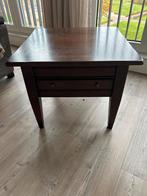 Houten Bijzettafel met Lade, Ophalen, Minder dan 45 cm, Minder dan 55 cm, Gebruikt