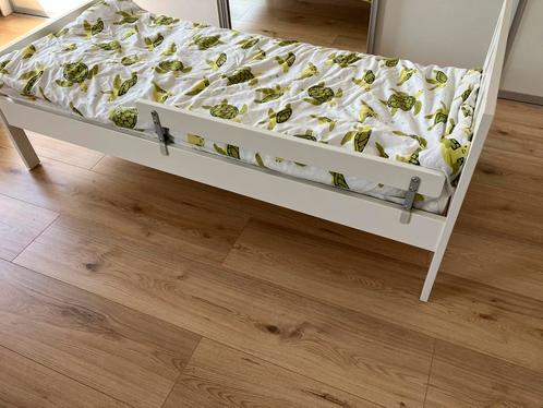 Wit peuterbed IKEA 70x160cm incl. matras, Kinderen en Baby's, Kinderkamer | Bedden, Zo goed als nieuw, 160 tot 180 cm, 70 tot 85 cm