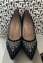 Nieuwe Stijlvolle Mauro Teci suède pumps met strass - 39,5, Mauro Teci, Pumps, Verzenden, Zwart
