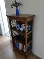 Vintage massief houten wandmeubel, Huis en Inrichting, Kasten | Wandmeubels, Ophalen, Met plank(en), 100 tot 150 cm, Zo goed als nieuw