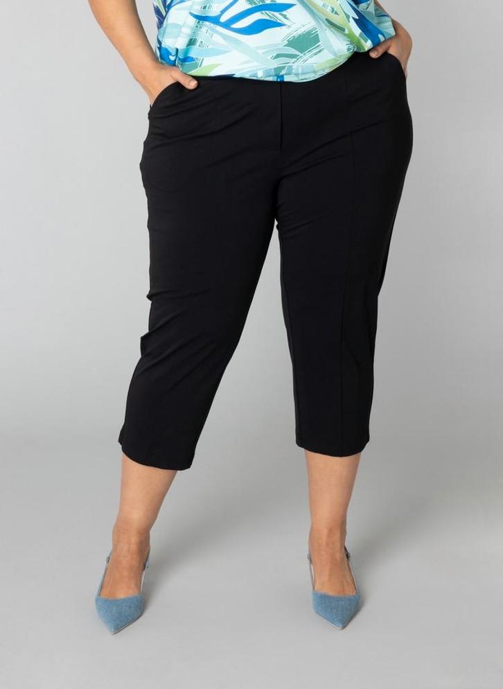 Zwarte 7/8 broek Pernille van Colletta 
Maat 46, Kleding | Dames, Broeken en Pantalons, Nieuw, Maat 46/48 (XL) of groter, Zwart