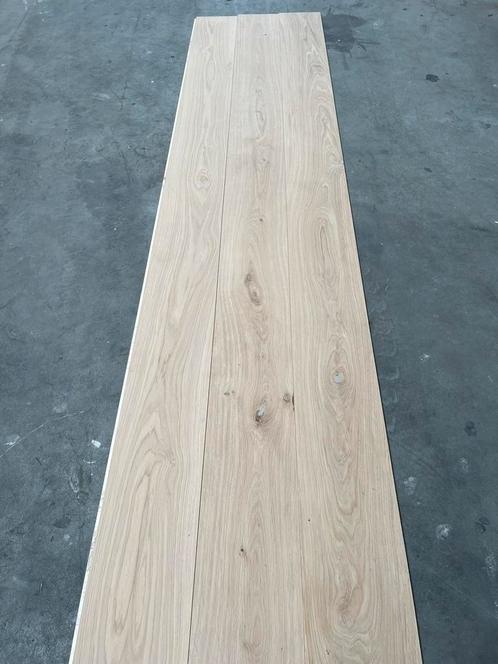 50m2 eiken multiplank vloer onbehandeld nieuw!, Doe-het-zelf en Verbouw, Vloerdelen en Plavuizen, Nieuw, Parket, Hout, 150 cm of meer