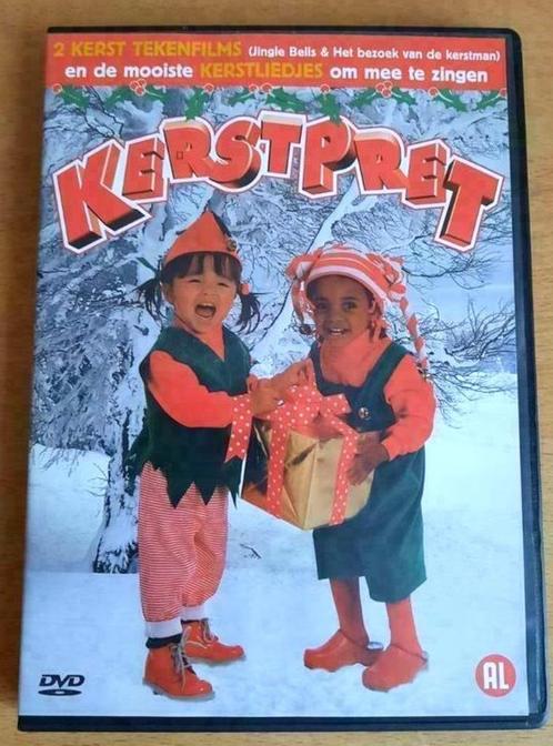 Kerstpret - 2 Kersttekenfilms+ kerstliedjes om mee te zingen, Cd's en Dvd's, Dvd's | Kinderen en Jeugd, Zo goed als nieuw, Tv non-fictie