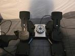 Saitek flight yoke, met rudder pedaal., Computers en Software, Joysticks, Ophalen, Gebruikt, Saitek